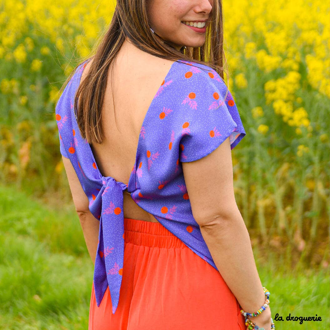 Patron couture du top dos nu Cieza