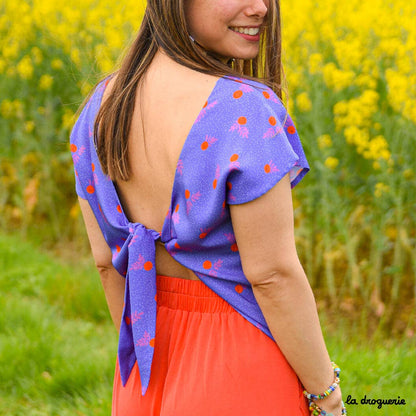 Patron couture du top dos nu Cieza