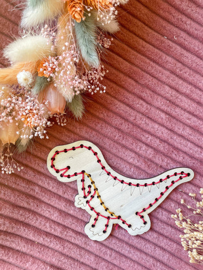 Kneckes & Compagnie - Kit de broderie dinosaures - Lot de 3