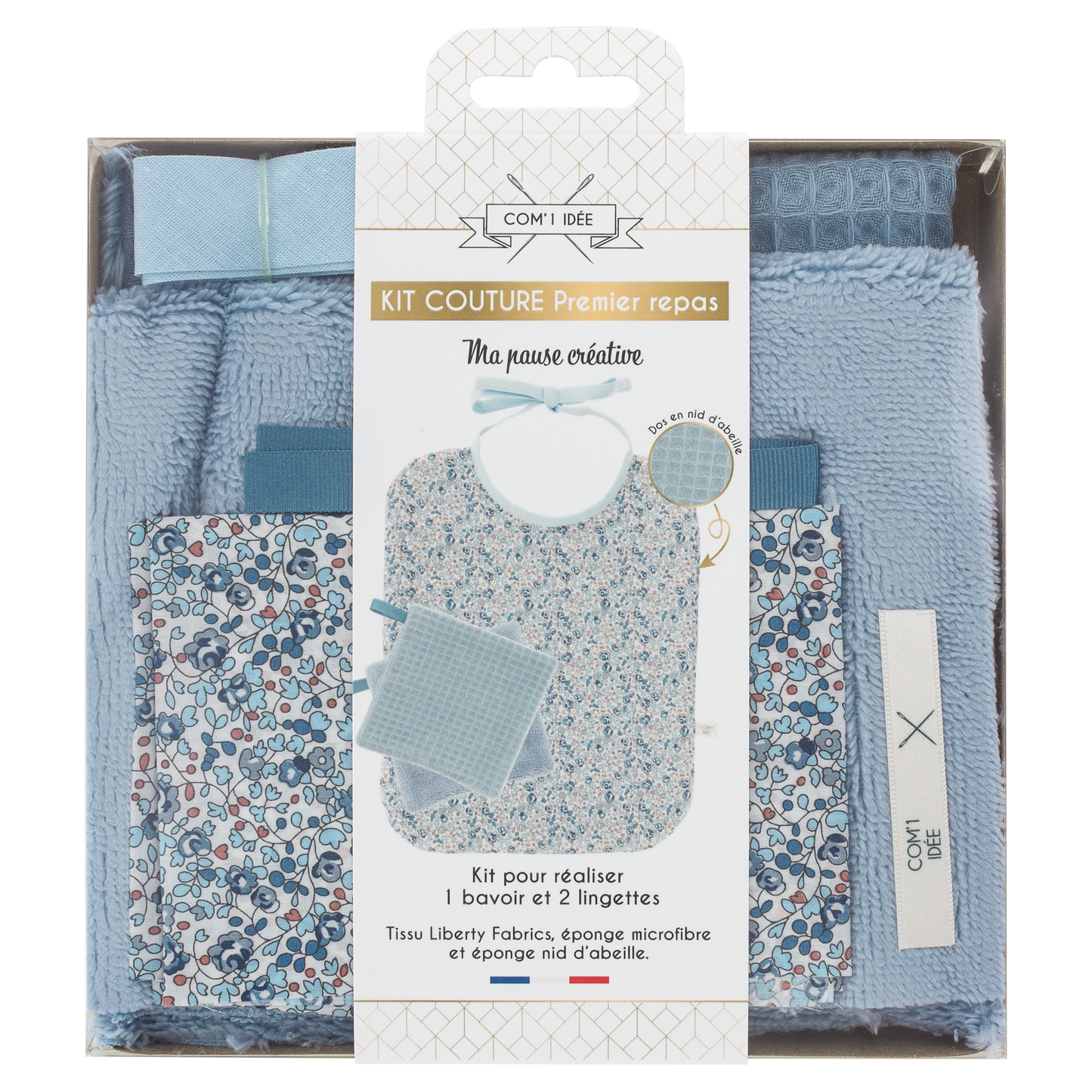 Com'1 Idée - Kit premier repas bébé | Bleu