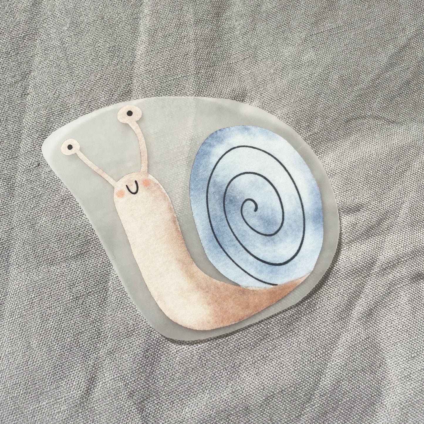 Hannahs Firlefanz - Patch escargot thermocollant pour enfants, cadeau