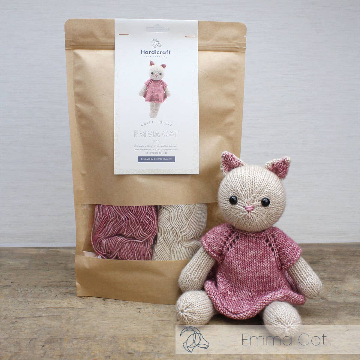 Hardicraft - Kit à tricoter à faire soi-même - Emma Cat