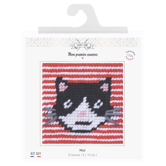Kit canevas soudan | Moï le chat