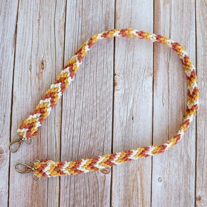 Hoooked - Kit de bricolage en macramé à bandoulière Sumatra Brick