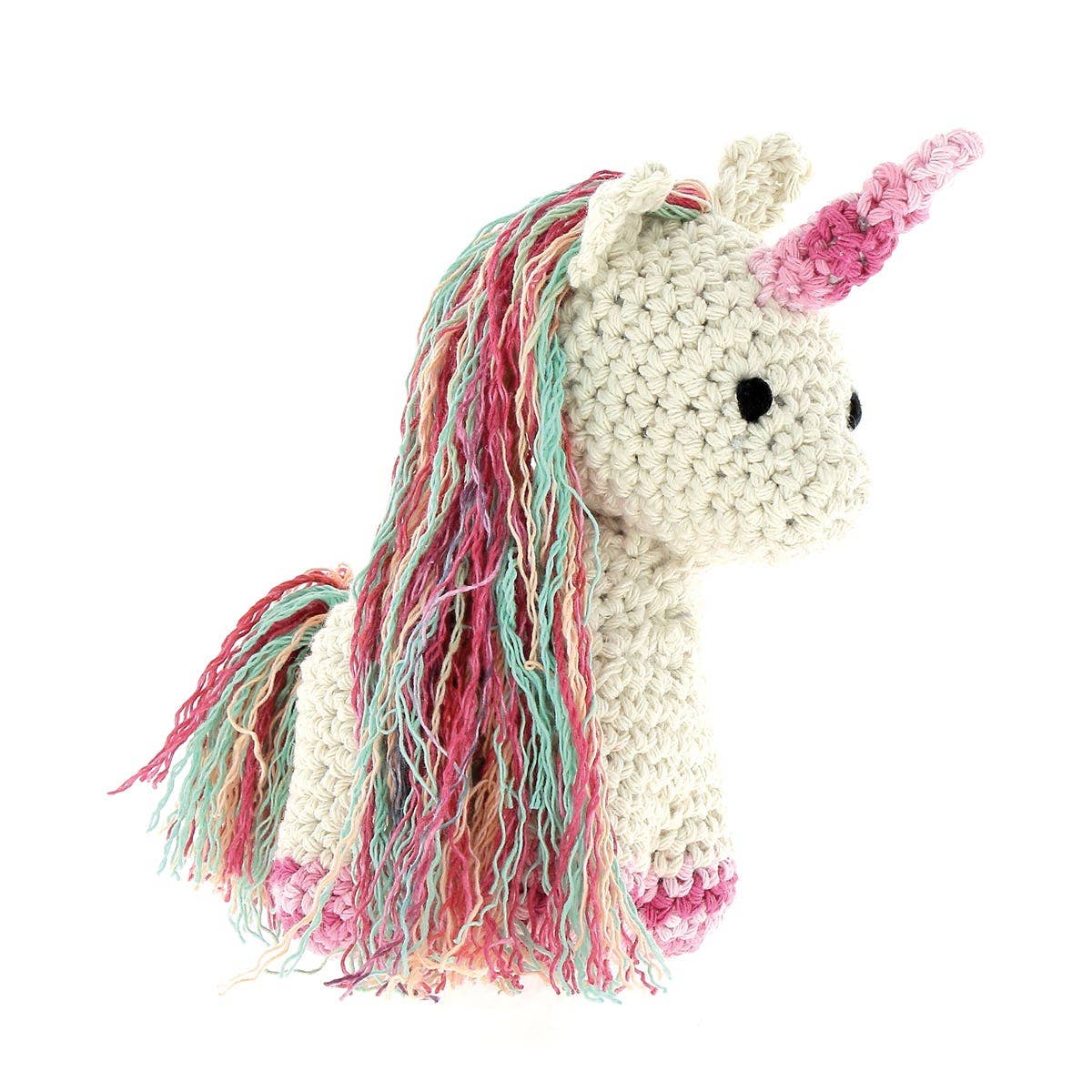 Hoooked - Kit de crochet DIY Licorne Nora en Eco Barbante