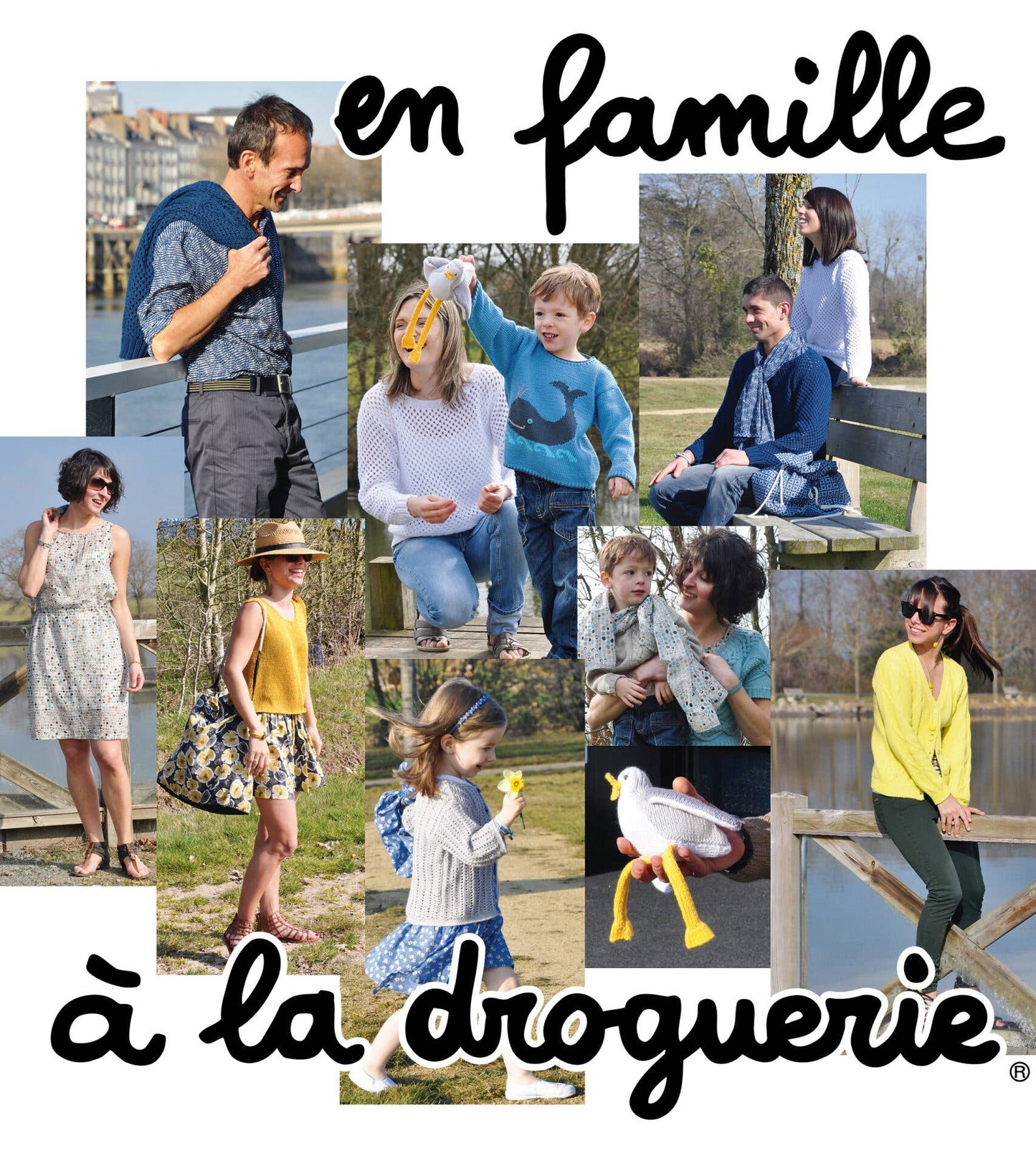 LA DROGUERIE - Livre DIY tricot et couture "En famille à La Droguerie"