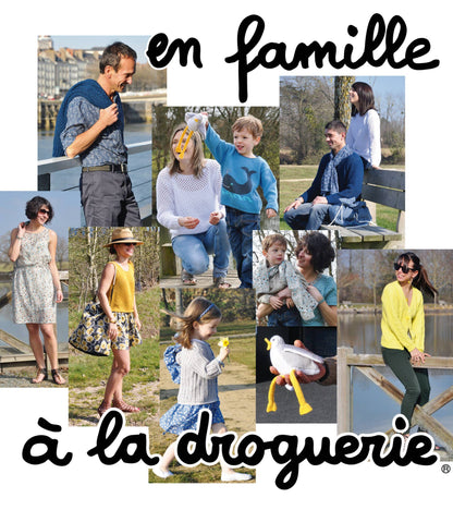 LA DROGUERIE - Livre DIY tricot et couture "En famille à La Droguerie"
