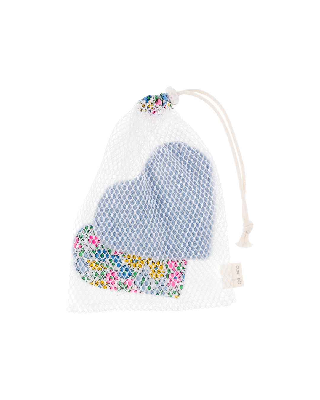 Com'1 Idée - Kit Lingettes cœur, grand carré & filet | Amélie
