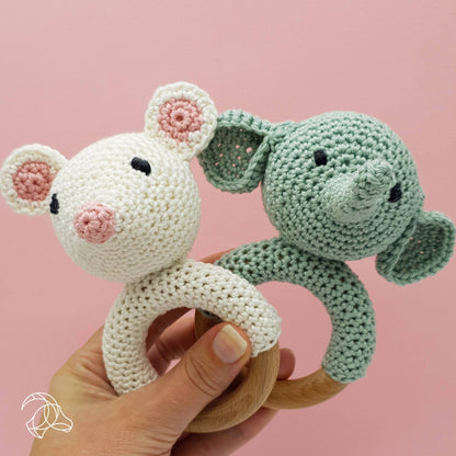 Hardicraft - Kit de crochet à faire soi-même - Hochet Elephant