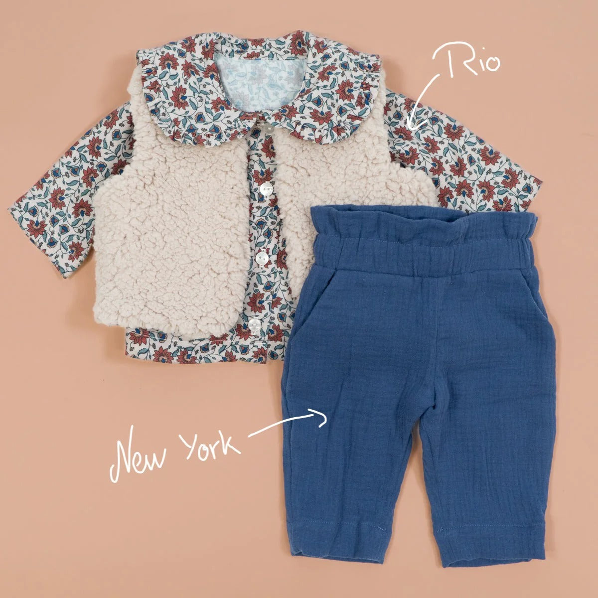 VIENNE Gilet sans manche bébé 1M-4A