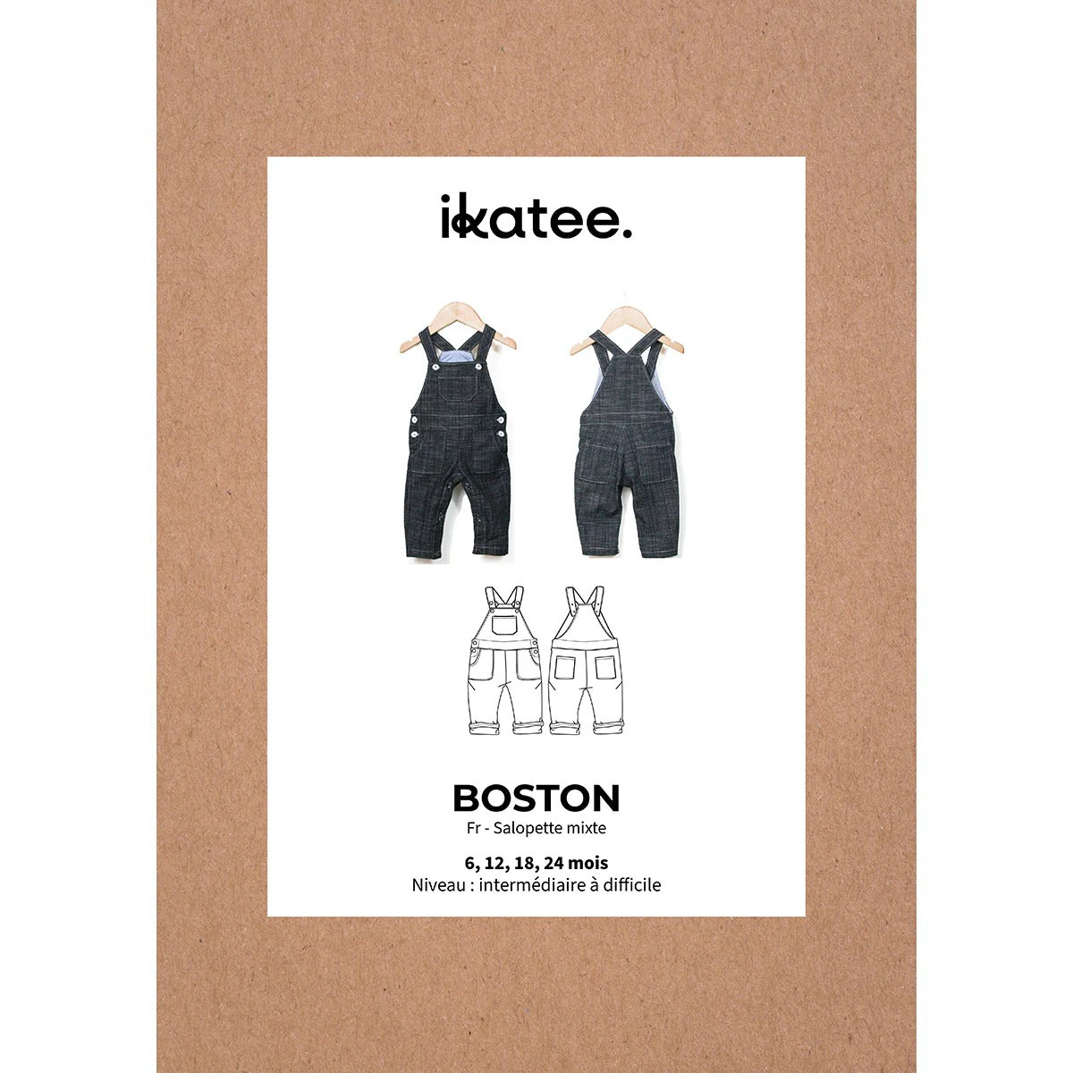 BOSTON Salopette Bébé mixte 6-24mois