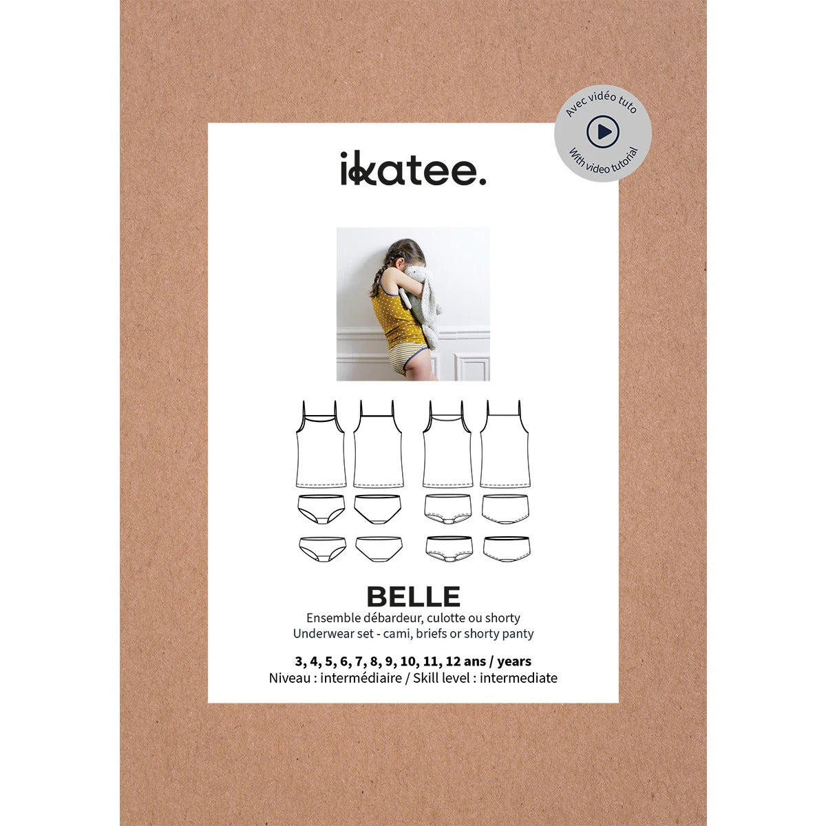 BELLE sous-vêtements 3-12A