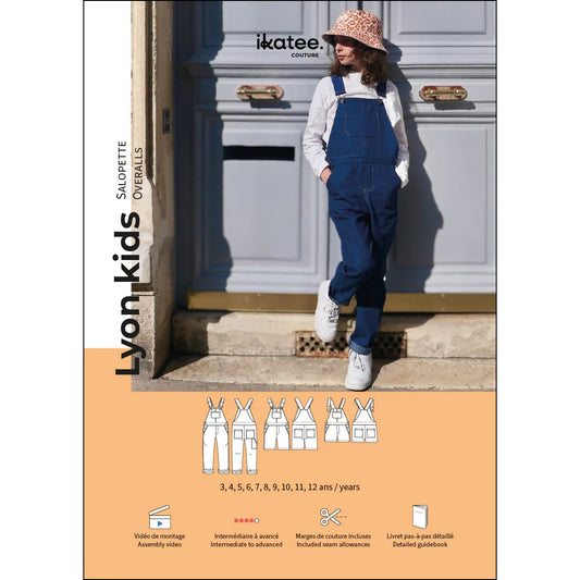 LYON KIDS Patron salopette enfant — IKATEE