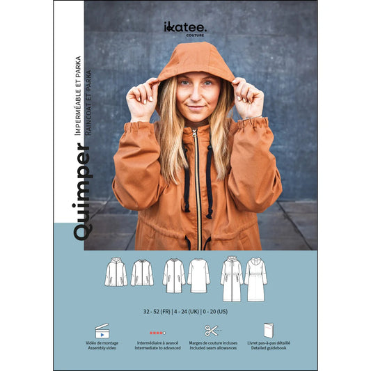 QUIMPER Patron parka femme — IKATEE