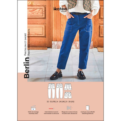 BERLIN Patron pantalon et short femme — IKATEE