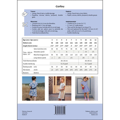CORFOU Robe à poche 3-12A