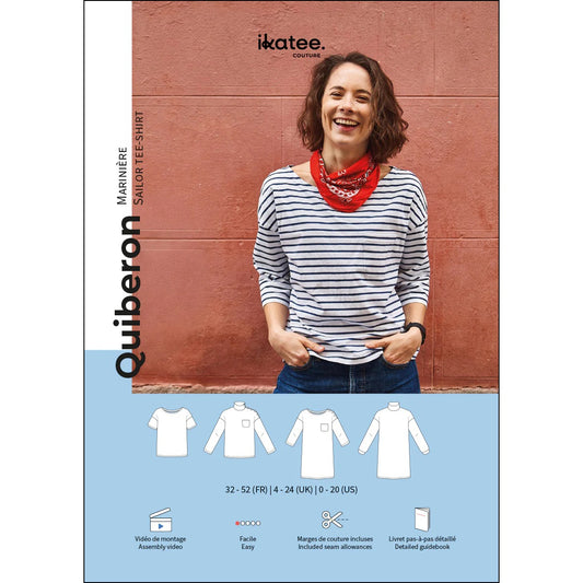 QUIBERON Patron tee-shirt et robe marière femme — IKATEE