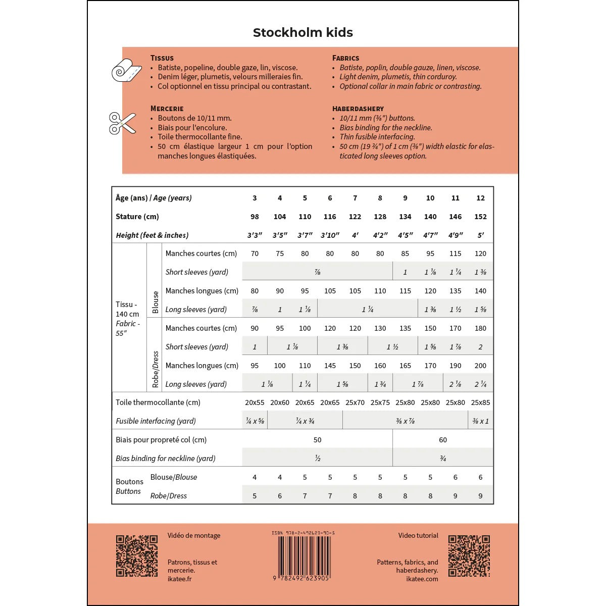 STOCKHOLM KIDS Blouse / Robe 3-12A