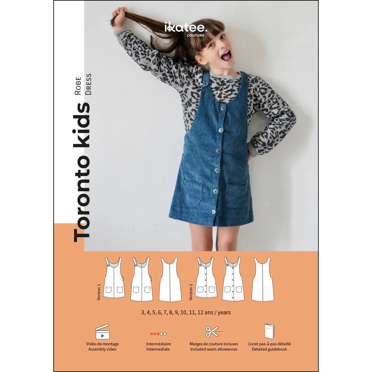TORONTO Kids robe 3-12 ans