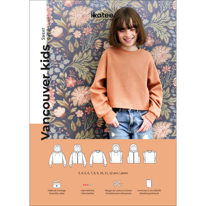 VANCOUVER kids sweat 3-12 ans