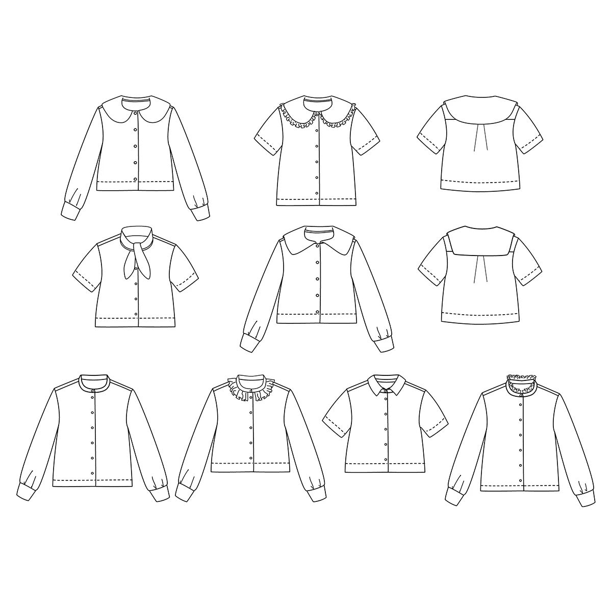 AMSTERDAM Patron chemise femme — IKATEE