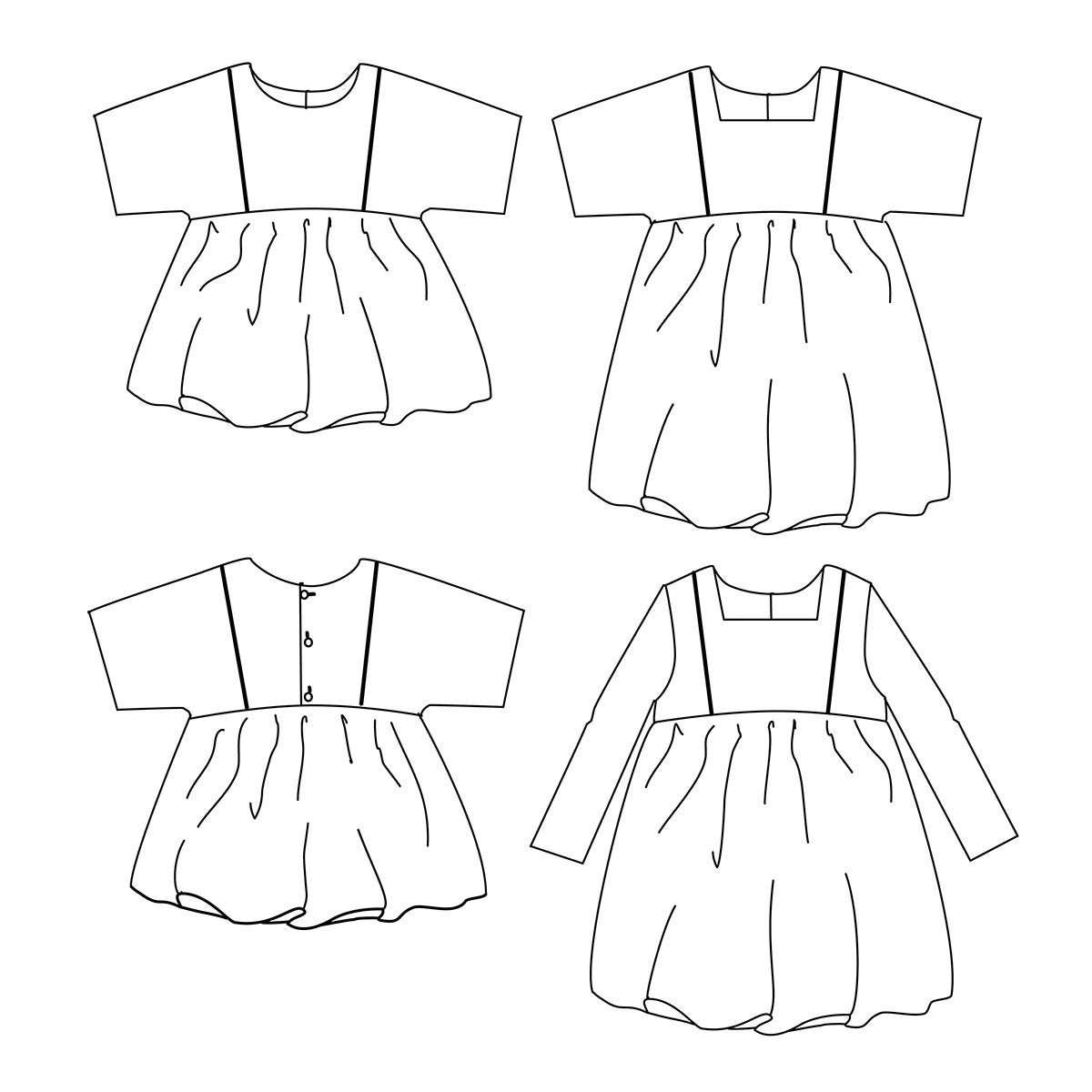 SAKURA KIDS blouse et robe pour enfant