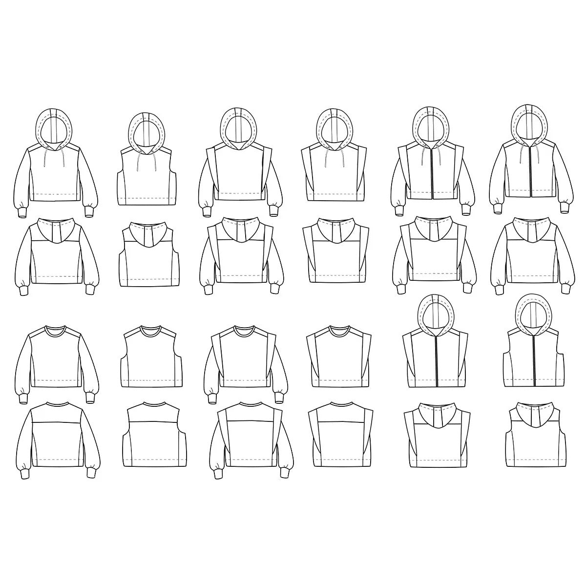 VANCOUVER femme sweat 32-52