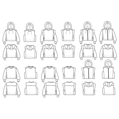VANCOUVER femme sweat 32-52