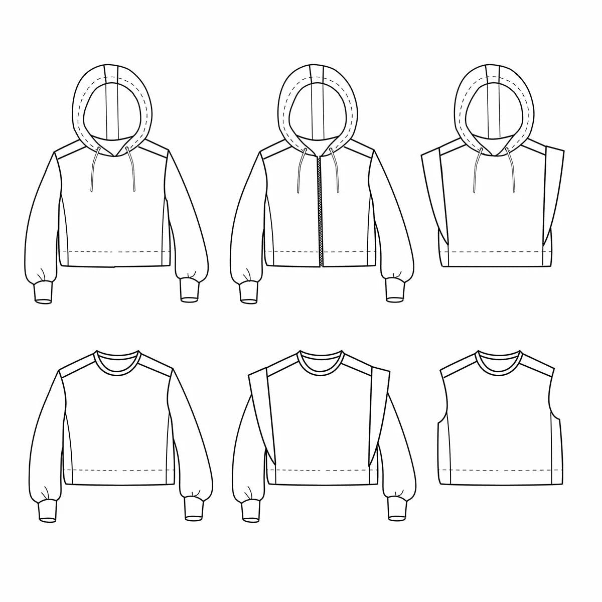 VANCOUVER femme sweat 32-52
