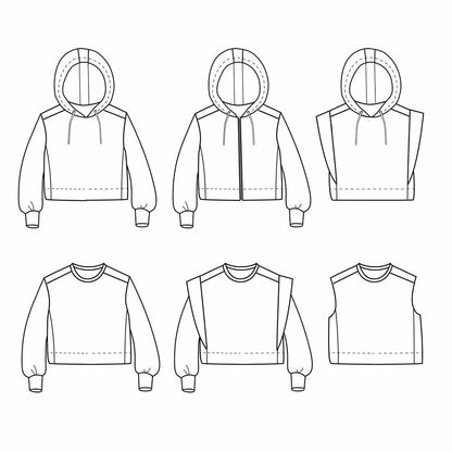 VANCOUVER femme sweat 32-52