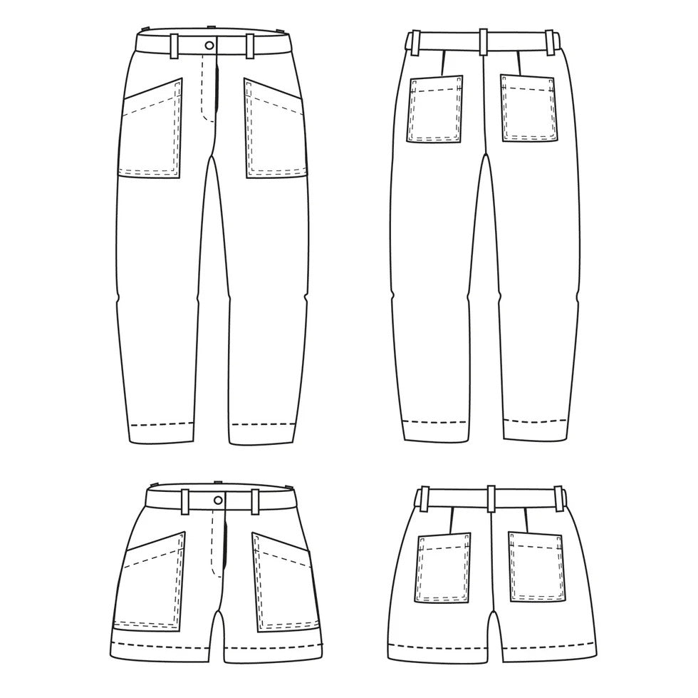 BERLIN Patron pantalon et short femme — IKATEE