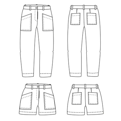 BERLIN Patron pantalon et short femme — IKATEE