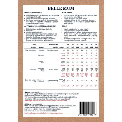 BELLE MUM lingerie - 34 AU 46