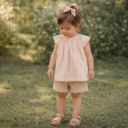 HANOÏ Patron pochette blouse, robe et barboteuse bébé — IKATEE