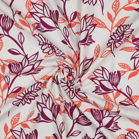 Lin viscose POPPY